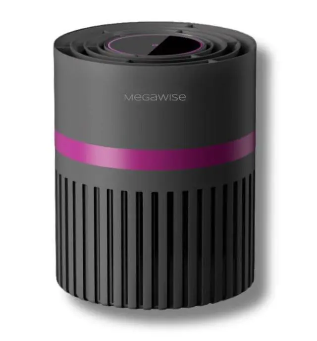 Alt view image 4 of 7 - H13 HEPA Air Purifier for Bedroom, Office & Small Rooms, 3-Stage Filtration with 360° Air Intake, 24dB Quiet Sleep Mode, Activated Carbon Filter for Smoke, Dust, Pet Dander & Odor, Ozone Free