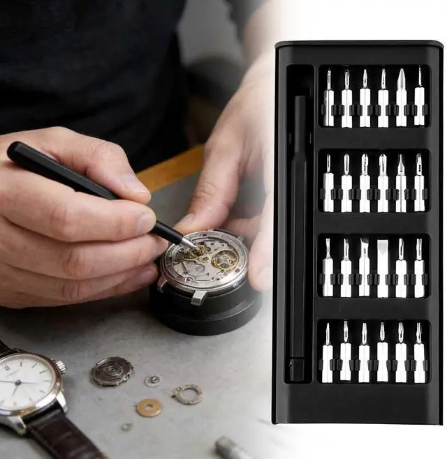 Main image of 25-in-1 Small Precision Screwdriver Set,Professional Magnetic Mini Repair Tool Kit for Phone,Computer,Watch,Laptop,Doorbell,Eyeglass,Electronic,Screw Driver