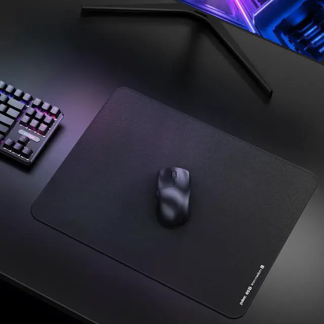 Alt view image 6 of 7 - Pulsar - eS1 Esports Professional Level Gaming Mouse Pad 4mm Thickness Anti-Slip Base Anti-Fray Precision Stitching Medium to high Glide Speed 16.5in x 13in (L, Black)
