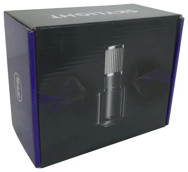 Alt view image 7 of 7 - by Warm Audio Skylight Large Diaphragm Studio Condenser XLR Microphone + Shock Mount + Bag for Recording and Podcasting