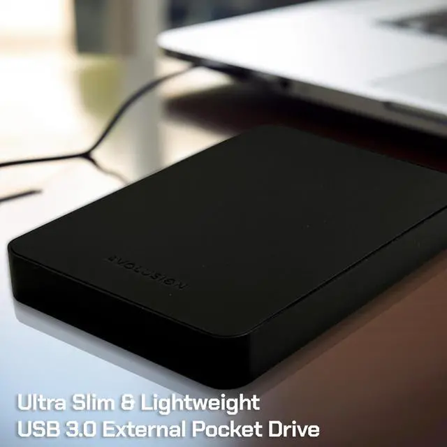 Alt view image 3 of 6 - Z2-S 1TB USB 3.0 Ultra Slim External Hard Drive/Pocket Drive (for Windows, MacOS, Xbox, PlayStation)