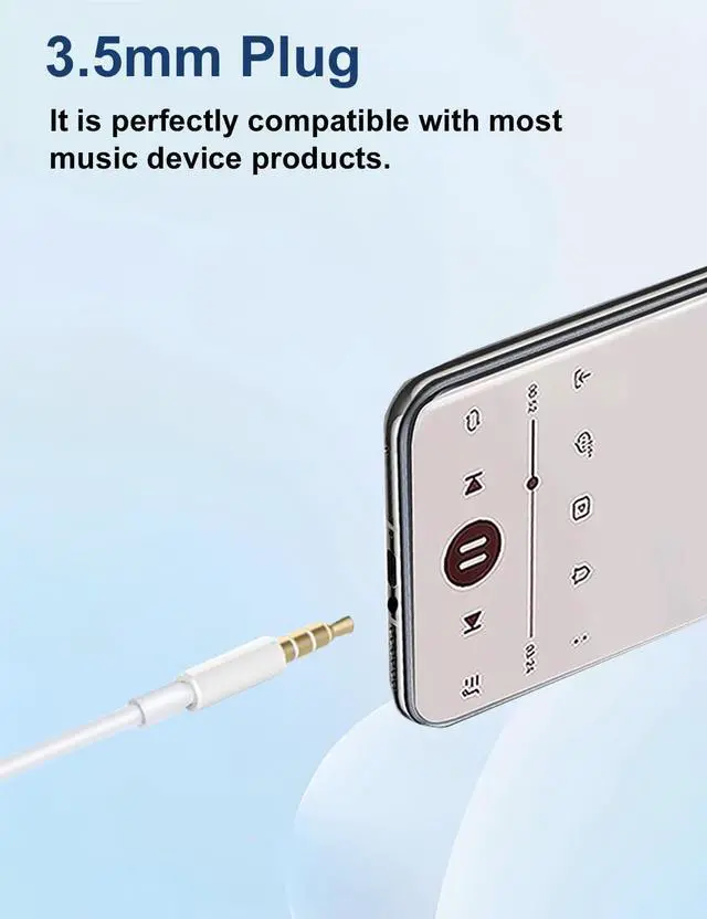 Alt view image 4 of 6 - Wired Earbuds in-Ear Headphones with Mic for iPhone, School, MP3
