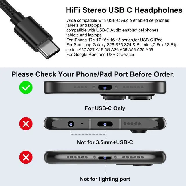 Alt view image 5 of 7 - USB C to 3.5mm Audio Adapter Samsung Type C to Headphone Jack Adapter Aux Dongle Cable for Samsung Galaxy S26 Ultra S26+ S26 S25 Ultra S25 FE Edge S25+ A37 A57 A17 A16 5G A36 A26 A56 S24 S23 S22 S21