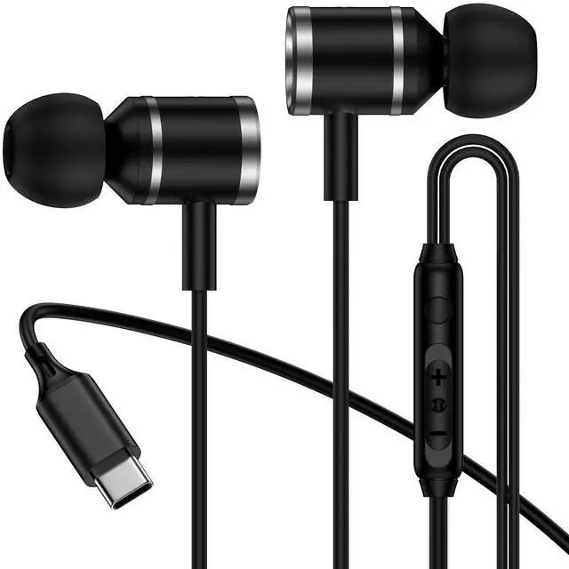 Main image of Samsung Wired Headphones in-Ear Earbuds for Samsung Galaxy A17 5G A16 A15 S26 S25 Ultra S24 S23 S22 S21 Z Flip 7 Z Fold 7 USB C Earphones with Mic,Built-in Remote to Control Music, Phone Calls, Volume