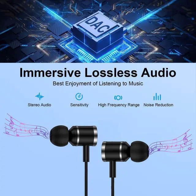 Alt view image 3 of 7 - Samsung Wired Headphones in-Ear Earbuds for Samsung Galaxy A17 5G A16 A15 S26 S25 Ultra S24 S23 S22 S21 Z Flip 7 Z Fold 7 USB C Earphones with Mic,Built-in Remote to Control Music, Phone Calls, Volume