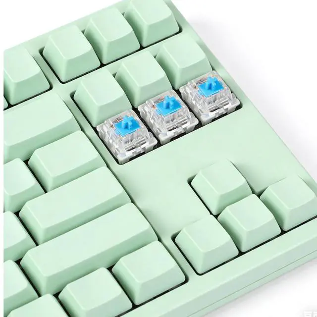 Alt view image 7 of 7 - 20 Pcs Blue Mechanical Keyboard Switches, 3 Pin Switch Replacement Clicky Key Switches, Dustproof Keyboards Accessories for Mechanical Gaming Keyboard