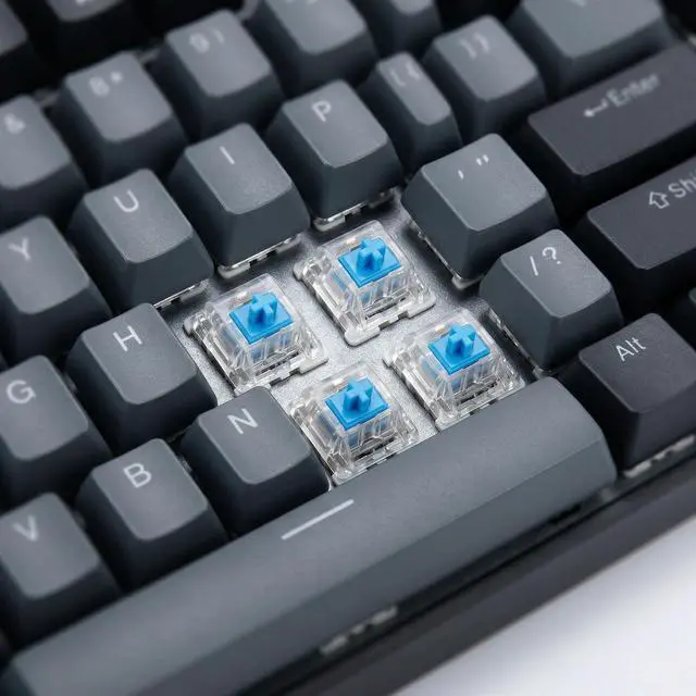 Alt view image 7 of 7 - 30Pcs Blue Switch Replacement, 3 PIN Mechanical Keyboard Switches, Clicky with Strong Tactile Feedback, Accurate Typing, Dustproof, Office and Gaming LED Keyboard Universal Replacement Parts