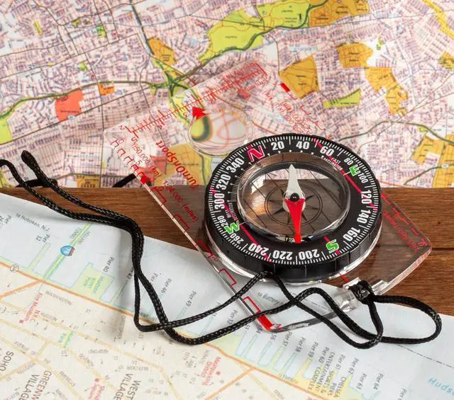 Alt view image 7 of 7 - Orienteering Compass Hiking Backpacking Compass | Advanced Scout Compass Camping Navigation - Boy Scout Compass for Kids | Professional Field Compass for Map Reading - Best TurnOnSport Survival Gifts