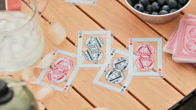 Alt view image 4 of 7 - Waterproof Playing Cards Red Plastic Deck Pool Beach