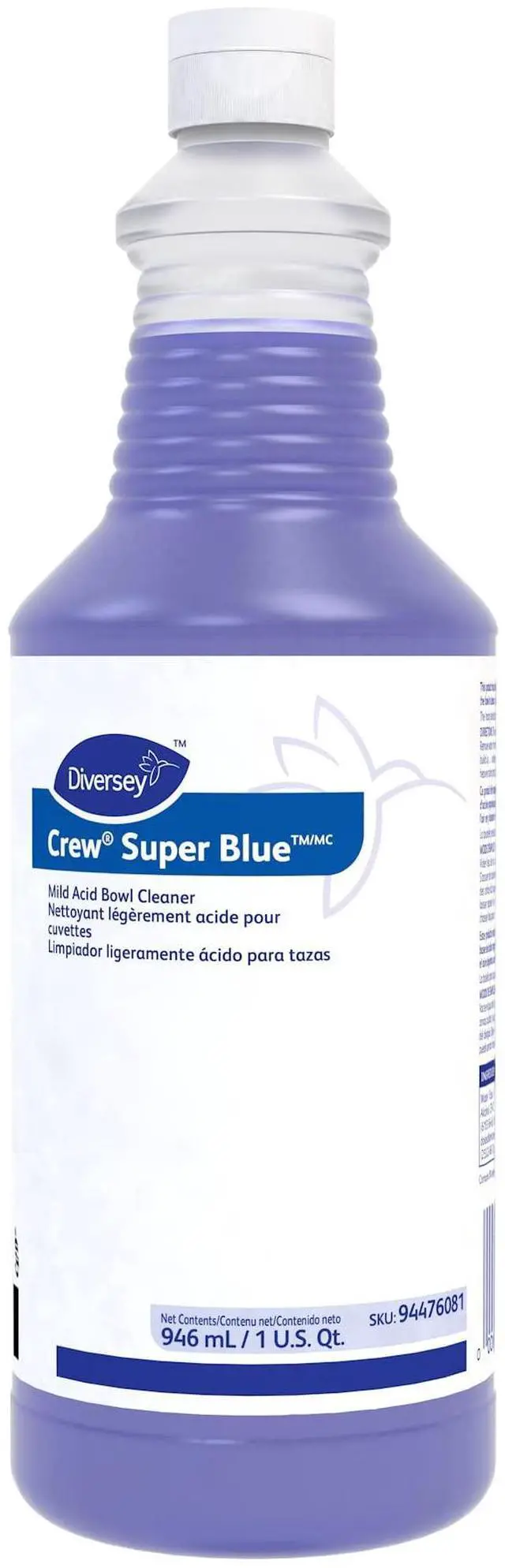 Main image of 94476081 Super Blue Mild Acid Toilet Bowl Cleaner, Removes Rust, Scale & Stains, Citrus Scent, Ready-to-Use Squeeze Bottle, 32-Ounce