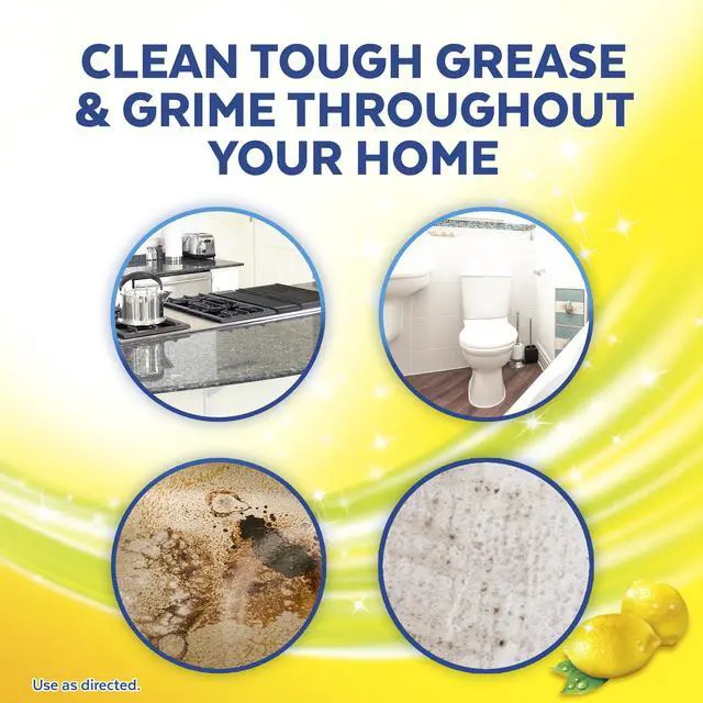 Alt view image 3 of 5 - All Purpose Cleaner Spray, Multi-Purpose Disinfecting Spray, Kitchen & Bathroom Cleaner, Lemon Breeze Scent, 32 Fl Oz (Pack of 4)