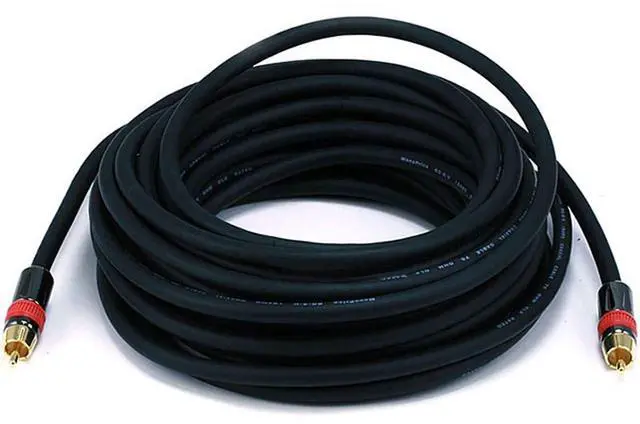 Main image of 35ft Coaxial Audio/Video RCA CL2 Rated Cable - RG6/U 75ohm (for S/PDIF, Digital Coax, Subwoofer & Composite