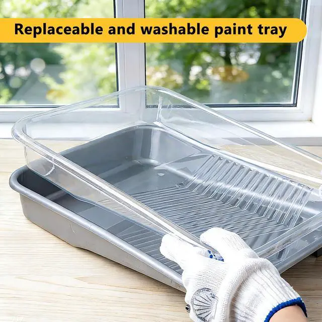 Alt view image 7 of 7 - Paint Roller Kit with Extension Pole 20 Pieces Painting Kit