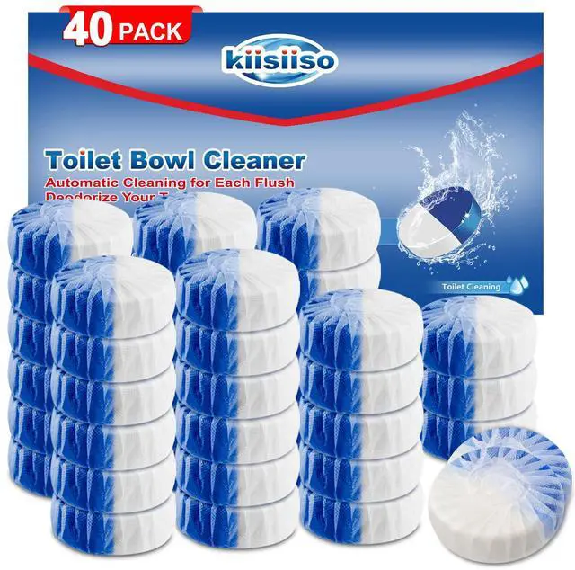 Main image of Toilet Bowl Cleaners 40 PACK, Long-Lasting Toilet Bowl Cleaner Tablets with Sustained-Release Technology Against Tough Stains,Automatic Toilet Cleaner for Deodorizing & Descaling