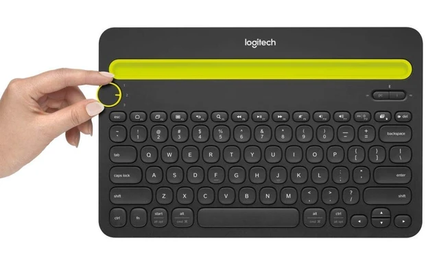 Alt view image 5 of 7 - Wireless Bluetooth Keyboard for Multi-Devices K480 - Works with Windows, Mac, iPad Tablet, Android and Smartphones - Bulk Packaging - Black