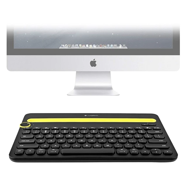 Alt view image 6 of 7 - Wireless Bluetooth Keyboard for Multi-Devices K480 - Works with Windows, Mac, iPad Tablet, Android and Smartphones - Bulk Packaging - Black