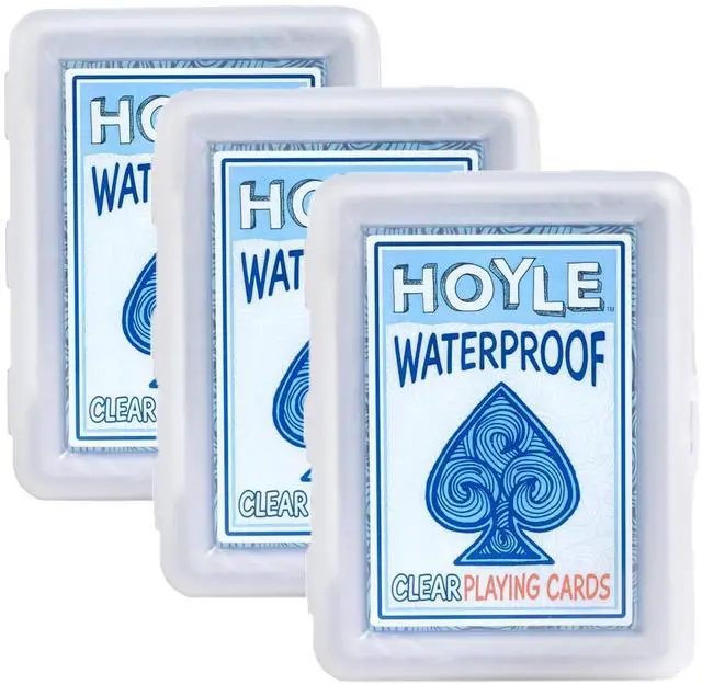 Main image of Waterproof Clear Playing Cards (3- Pack)