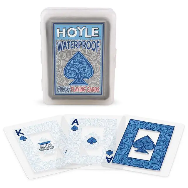 Alt view image 2 of 7 - Waterproof Clear Playing Cards (3- Pack)