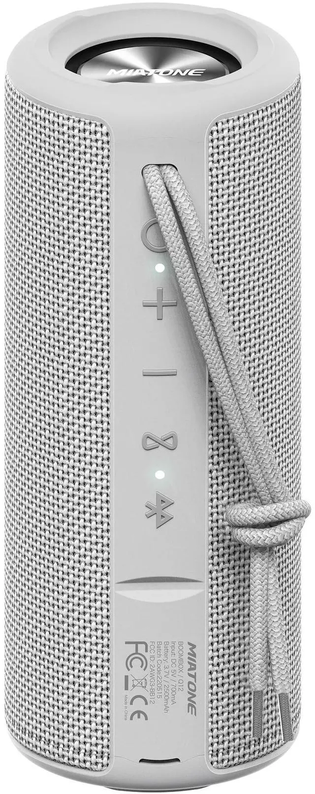 Main image of Boombox Portable Bluetooth Speaker Wireless Outdoor Waterproof Speaker - Grey