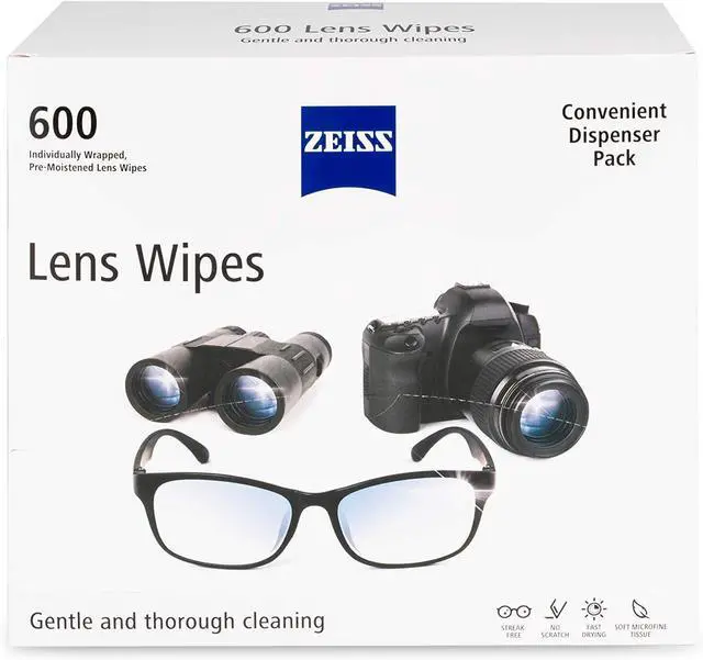 Main image of Pre-Moistened Lens Cleaning Wipes, 600 Count