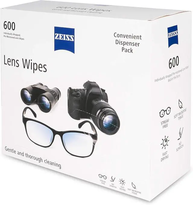 Alt view image 2 of 7 - Pre-Moistened Lens Cleaning Wipes, 600 Count