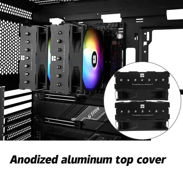 Alt view image 7 of 7 - Phantom Spirit 120 SE ARGB CPU Air Cooler,7 Heat Pipes CPU Cooler,Dual 120mm TL-C12B-S V2 PWM Fan,AGHP 4.0 Technology,S-FDB Bearing,for AMD AM4 AM5/Intel 1700/1150/1151/1200/1851
