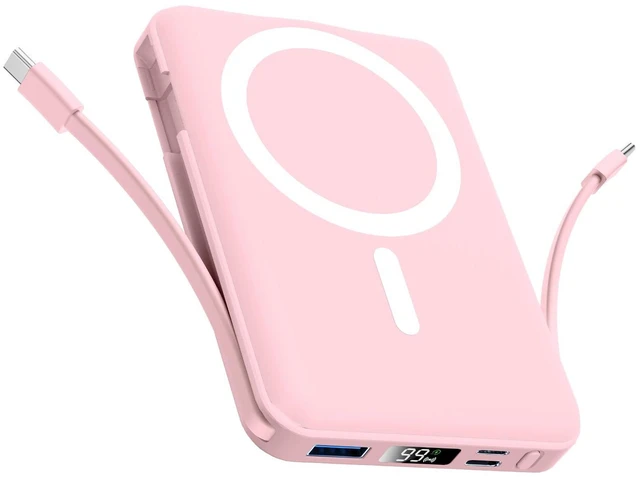 Main image of for Magsafe Power Bank, 10000mAh Magnetic Power Bank with USB-C Cable and PD 20W USB C Fast Charging LED Display, Wireless Portable Charger for iPhone 17/16/15/14/13/12/Pro/Pro Max