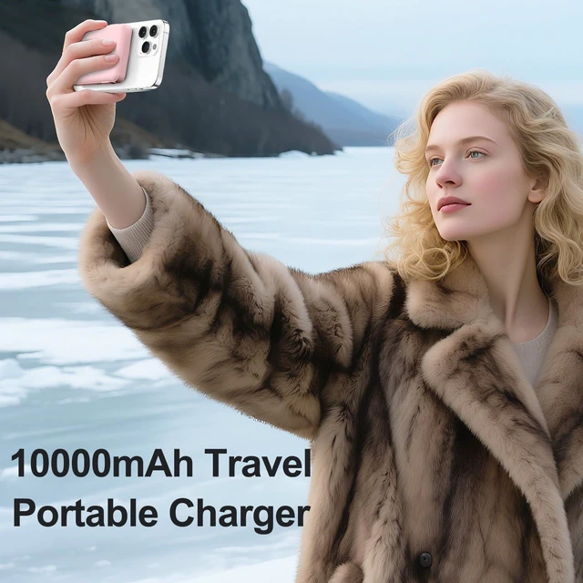 Alt view image 5 of 7 - for Magsafe Power Bank, 10000mAh Magnetic Power Bank with USB-C Cable and PD 20W USB C Fast Charging LED Display, Wireless Portable Charger for iPhone 17/16/15/14/13/12/Pro/Pro Max