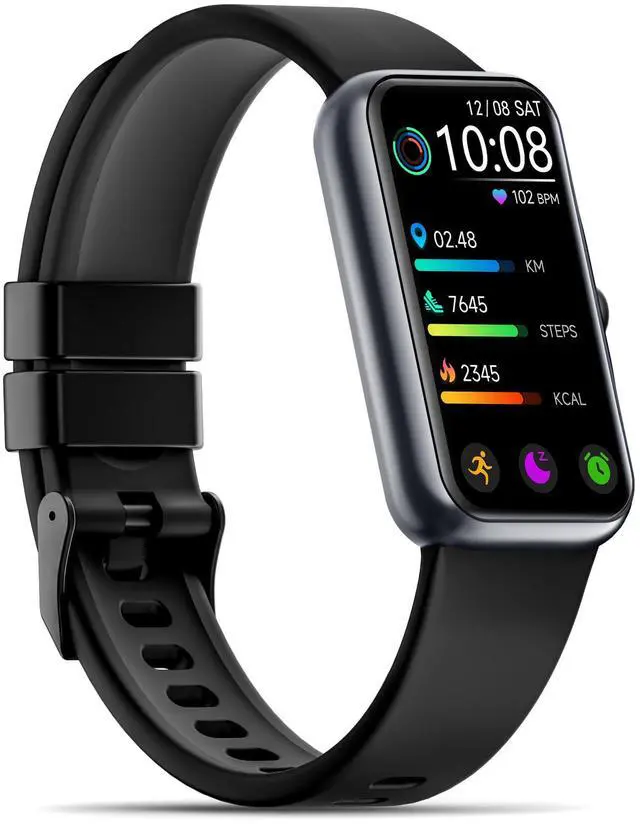 Main image of Fitness Tracker with 24/7 Continuous Heart Rate, Blood Oxy-gen Monitor, Smart Watch with Sleep Monitor, IP68 Waterproof Activity Tracker Step Counter for Women Men