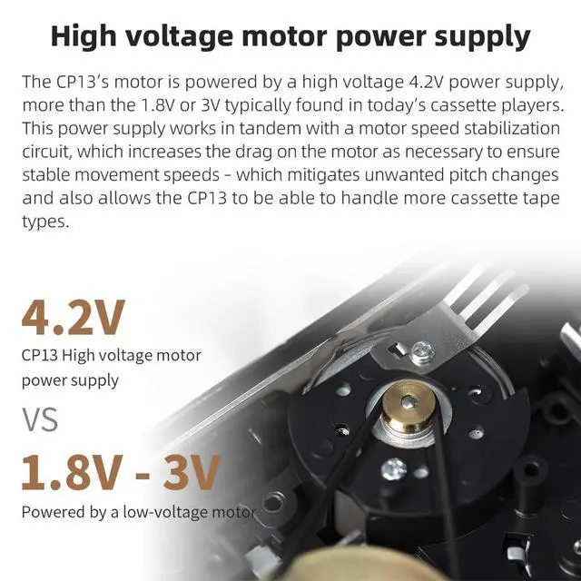 Alt view image 4 of 7 - CP13 Cassette Player (Transparent)