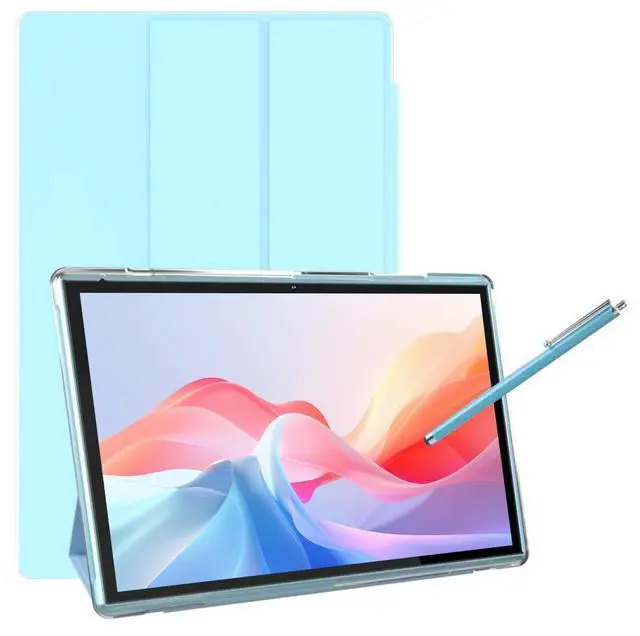 Main image of 10 Inch Tablet With Tablet protective Case and Stylus, Android 15 Tablets, 8GB RAM 32GB ROM/1TB Expansion, 8H 6000mah Battery Wifi Bluetooth 10.1" IPS HD Touchscreen 2MP+8MP Dual Camera Tablets Blue.