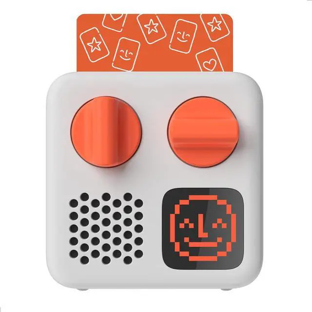 Main image of Mini (2024 Edition) + Make Your Own Card Kids Screen-Free Bluetooth Audio Player, All-in-1 Travel Device Plays Stories Music Podcast Radio Ok-to-Wake Clock, Use as Speaker or with Headphones