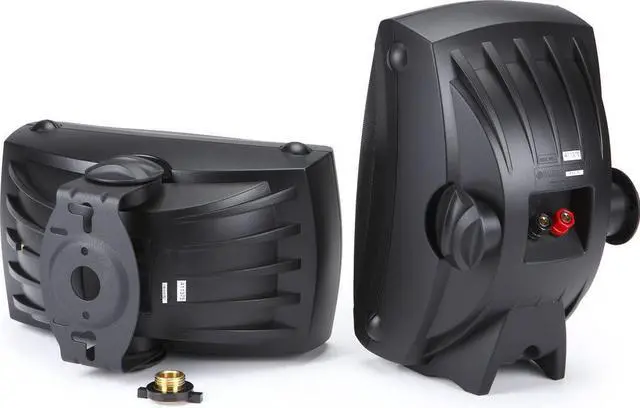 Alt view image 2 of 4 - NS-AW150BL 2-Way Indoor/Outdoor Speakers (Pair, Black) - Wired