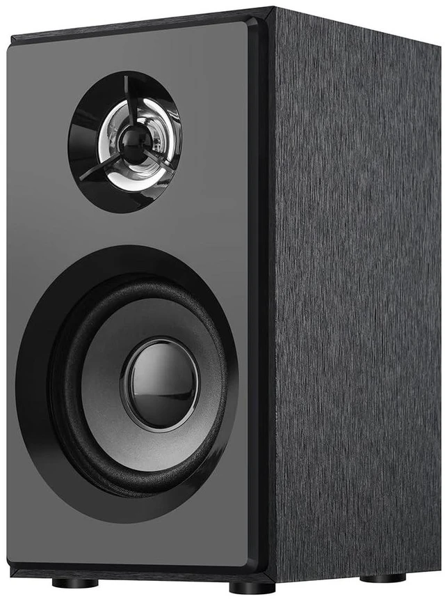 Alt view image 3 of 7 - 5.1 Home Theater Surround Sound System with 5.5-Inch Subwoofer | 200W Peak Power, Five 2.5-Inch Speakers, MDF Cabinets, USB, RCA, AUX and Wireless Audio Inputs