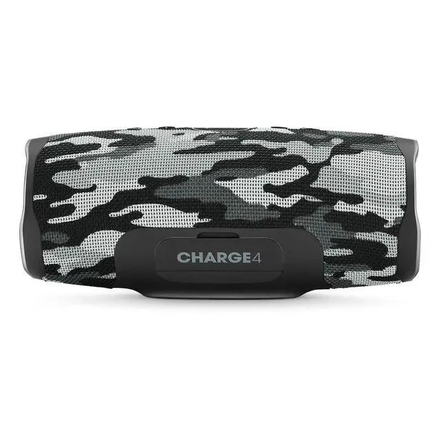 Alt view image 3 of 7 - Charge 4 Portable Bluetooth Speaker (Black/White Camouflage)