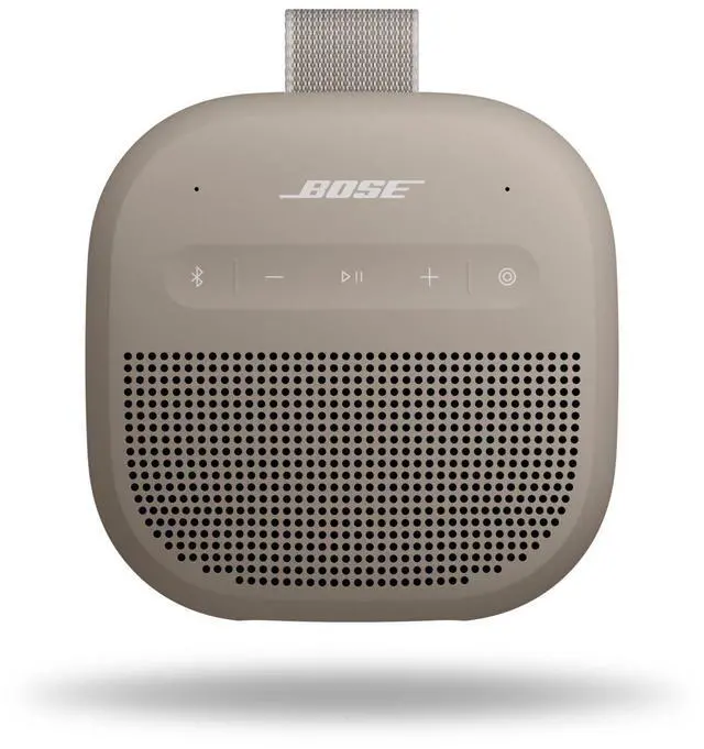 Main image of SoundLink Micro Portable Bluetooth Speaker (2nd Gen), Wireless Outdoor Speaker, Up to 12 Hours Battery Life, Waterproof and Dustproof, Sandstone