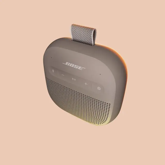 Alt view image 2 of 6 - SoundLink Micro Portable Bluetooth Speaker (2nd Gen), Wireless Outdoor Speaker, Up to 12 Hours Battery Life, Waterproof and Dustproof, Sandstone