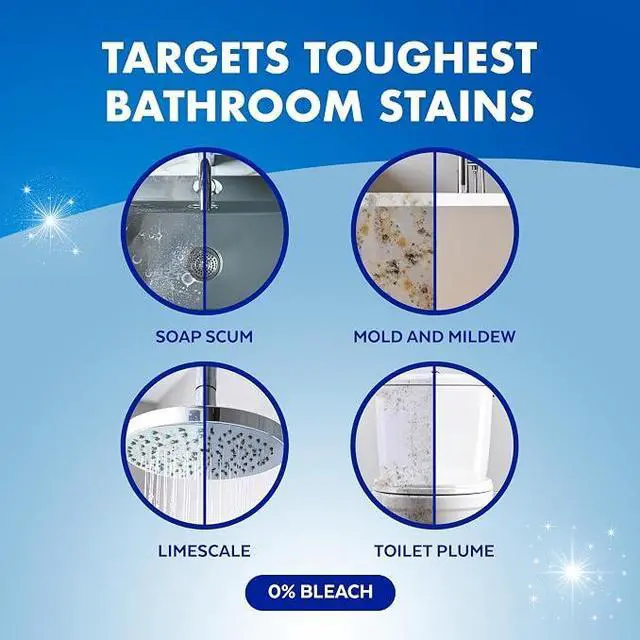 Alt view image 3 of 3 - Lysol Power Foaming Bathroom Cleaner, Multipurpose Cleaner for Showers, Bathtubs, Sinks, Disinfectant Spray Kills 99.9% of Germs, Zero Bleach Cleaning Spray, 32 Oz.