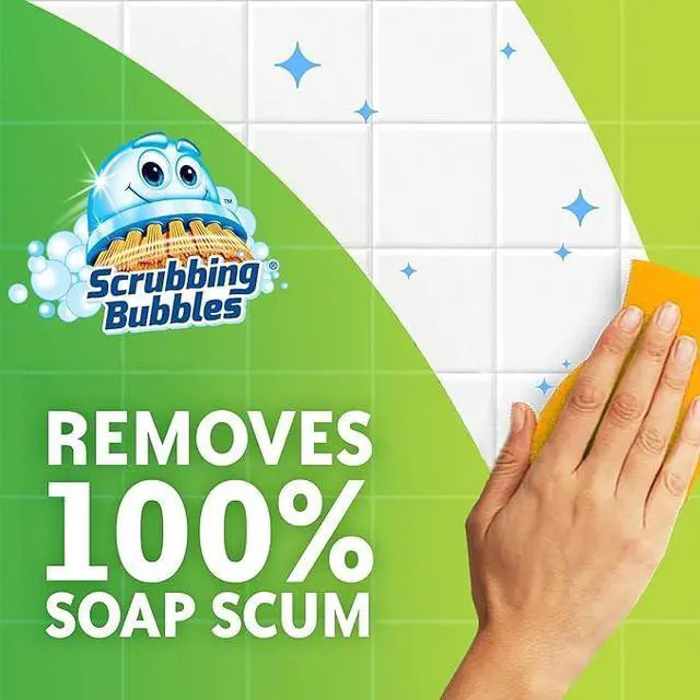 Alt view image 3 of 3 - Scrubbing Bubbles Bathroom and Shower Cleaner Disinfectant Spray, Bathroom Grime Fighter, Citrus Scent, 32oz