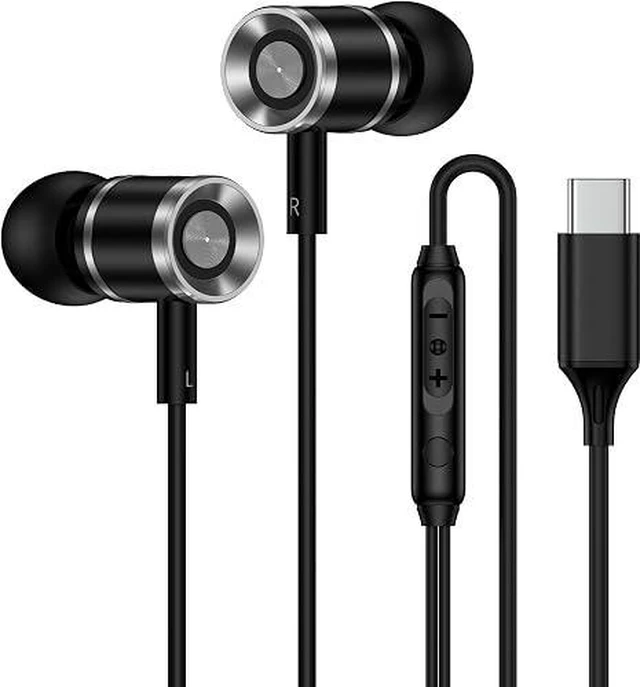 Main image of Samsung Earbuds Wired Headphones USB C for Samsung Galaxy S26 Ultra A37 A57 S25 Ultra S25FE A36 A17 A16 A56 S24 S23,Wired Earphones USBC Earbuds with Microphone for iPhone 17 Pro Max Air 16e 16Plus 15