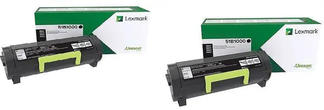 Main image of 51B1000 Return Program Toner Cartridge 2-Pack for MS417, MS517, MS617, MX417, MX517, MX617