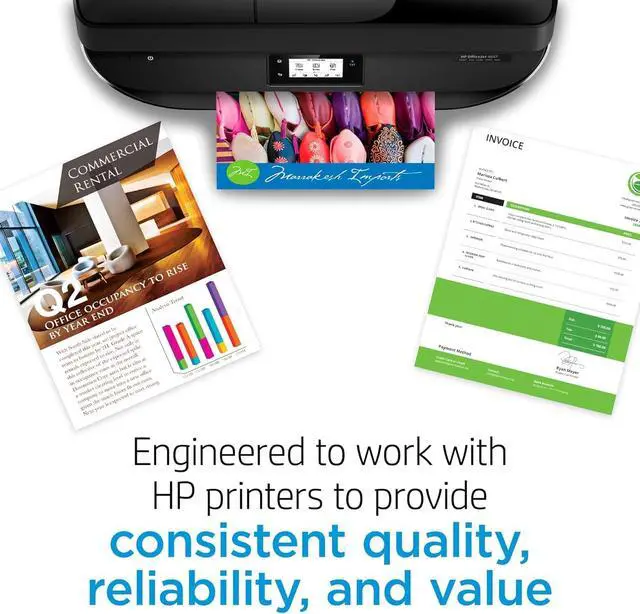 Alt view image 7 of 7 - 67XL Blk/67 CMY Original Cartridge Ink Bundle| DeskJet 2700/4100 Series