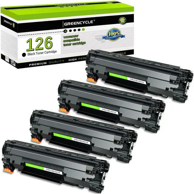 Main image of 12 Pack 126 Black Toner Cartridge Replacement Compatible for Canon 126 CRG-126 CRG126 3483B001 use in ImageClass LBP6200d, and LBP6230dw Wireless Laser Printers