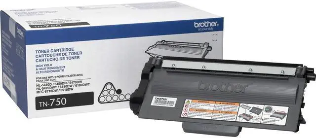 Main image of TN750 HIGH YIELD BLACK TONER CARTRIDGE