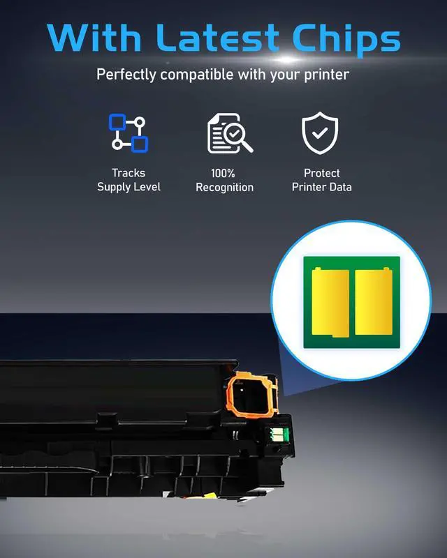 Alt view image 4 of 7 - 312X 312A Remanufactured Toner Cartridges 4 Pack High Yield Replacement for HP 312X 312A Toner for Color Pro MFP M476dw M476dn M476nw Printer (CF380X CF381A CF382A CF383A CF380A)