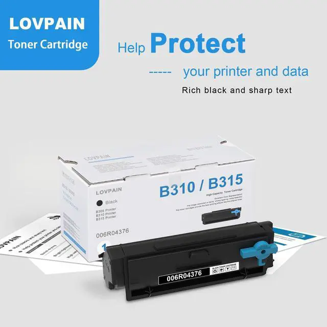 Alt view image 5 of 6 - B305 / B315 / B310 Black Toner Cartridge - 1 Pack 006R04376 Toner Cartridge Replacement for Xerox B305 B310 B315 Printer