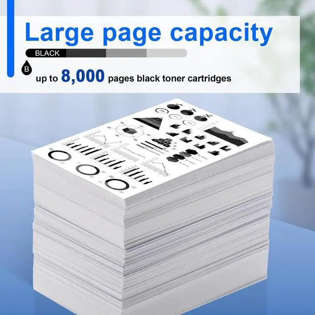 Alt view image 3 of 7 - High-Yield Toner Cartridge Replacement Compatible for Brother TN850 TN-850 TN 850 Work with MFC-L5900DW MFC-L5700DW HL-L6200DW HL-L6200DWT HL-L6300DW DCP-L5500DN Printer (10 Pack Black)