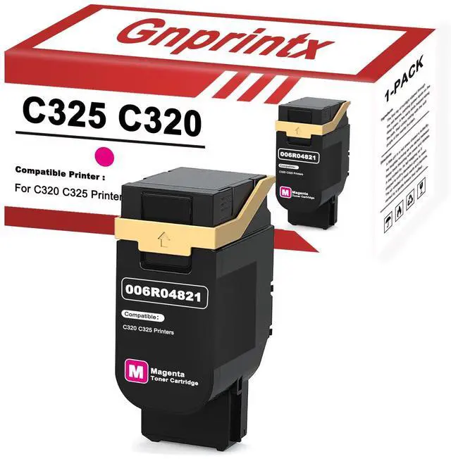 Main image of C325 C320 Magenra Toner Cartridges 006R04821 Replacement for Xerox C325 C320 Compatible with Xerox C320 C325 Printers (1 Pack, with chip)