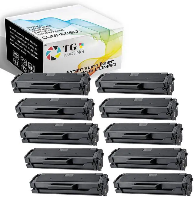 Main image of Compatible MLT-D101S Toner Cartridge Replacement for Samsung MLTD101 101S Work for SCX-3405 ML-2165 SCX-3400 SF-760P Printer (10PK Combo Pack)