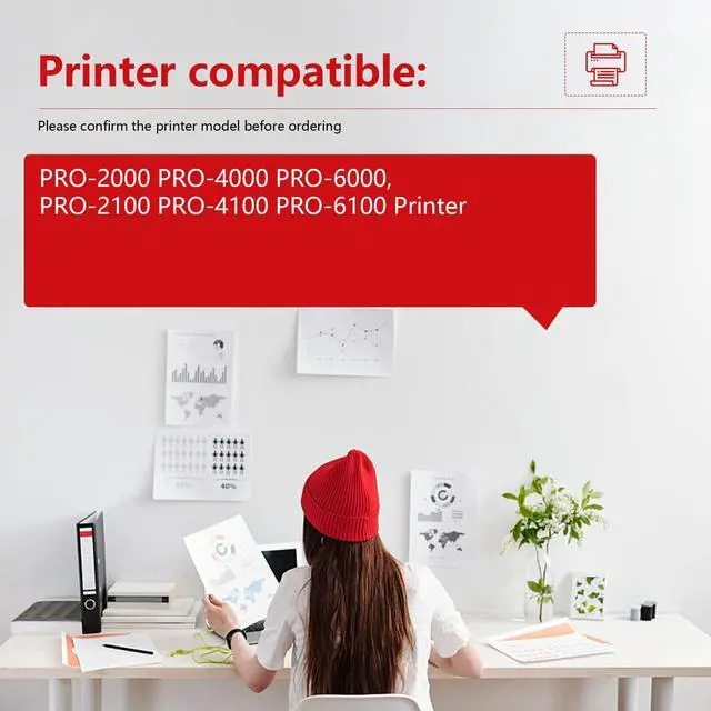 Alt view image 2 of 6 - PFI-1100 160ml Pigment Ink Tank 1-Pack PC,Replacement for Canon PFI-1100 Ink Tank imagePROGRAF PRO-2000 PRO-4000 PRO-6000 PRO-2100 PRO-4100 Printer